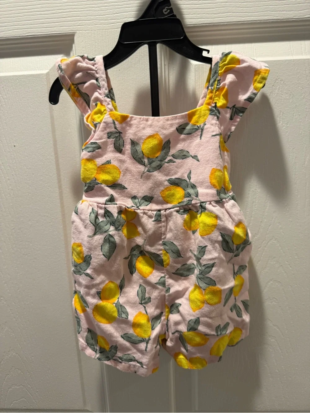 GAP Pink Lemon Print Romper